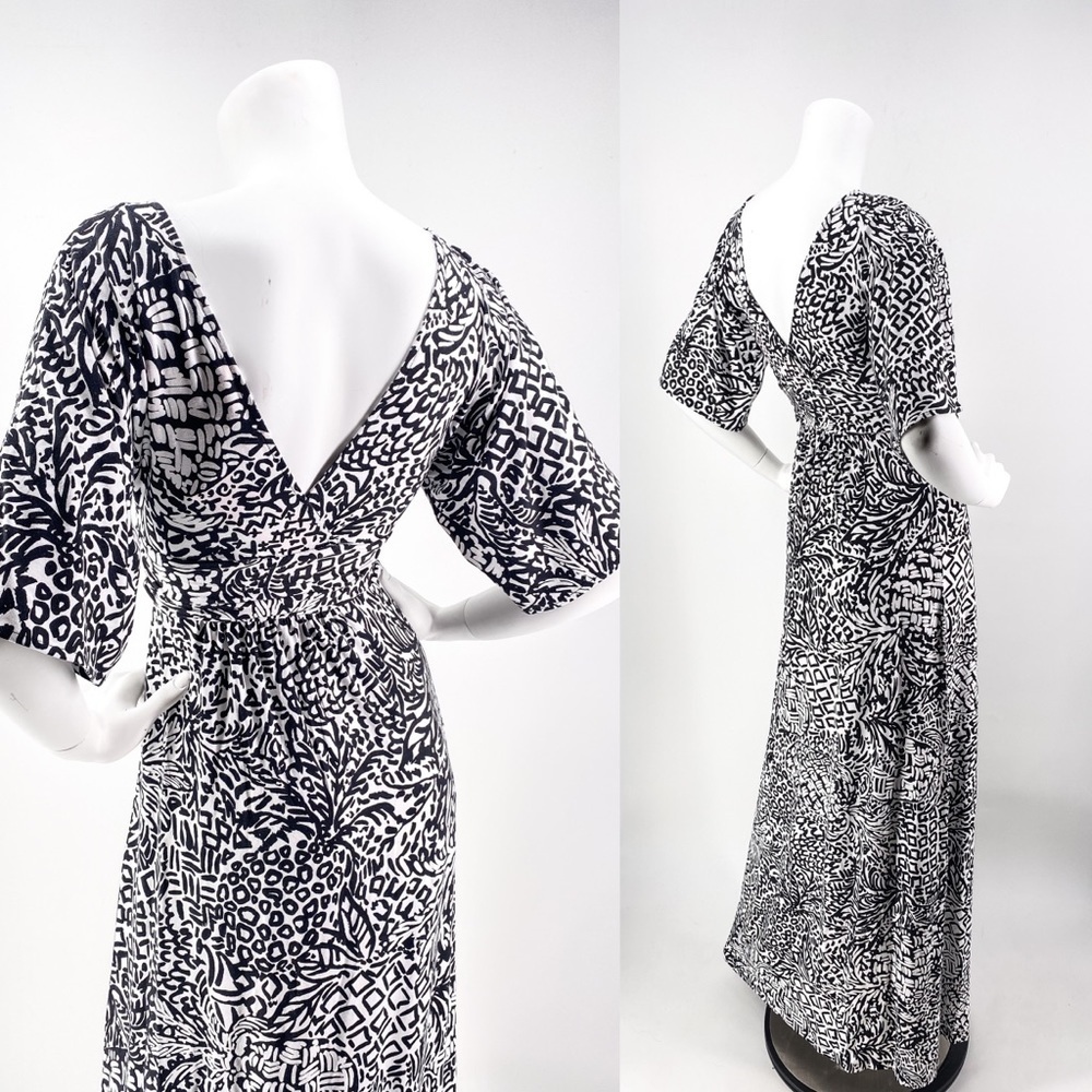NWT LILLY PULITZER Parigi Maxi Dress, XXS - Picture 8 of 13